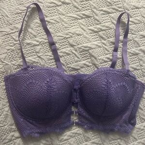 Adore Me Lavender Padded Push-up Bra